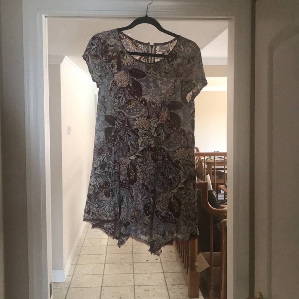 Flowy paisley and floral Urban Outfitters dress